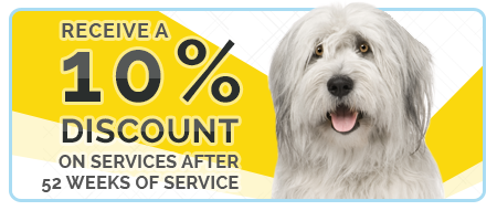 Receive a 10% Discount On Services After 52 Weeks Of Service